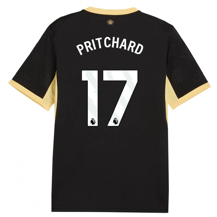 Danxen Mulher Camisola Poppy Pritchard #17 Preto Amarelo Alternativa 2026/27 Camisa Brasil