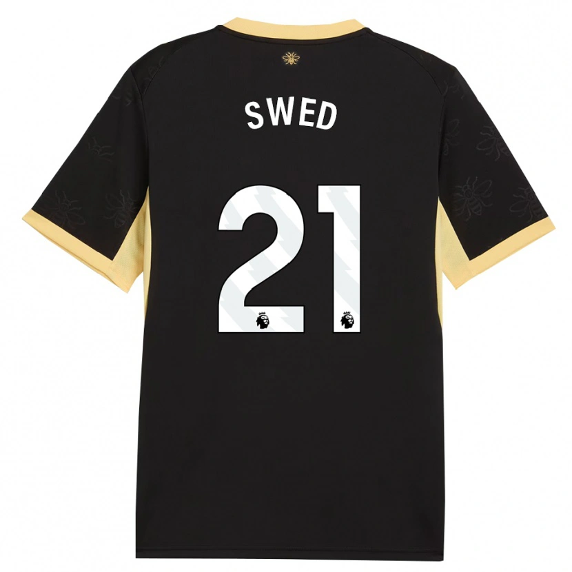 Danxen Mulher Camisola Hamza Swed #21 Preto Amarelo Alternativa 2026/27 Camisa Brasil