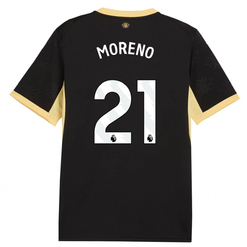 Danxen Mulher Camisola Marlos Moreno #21 Preto Amarelo Alternativa 2026/27 Camisa Brasil