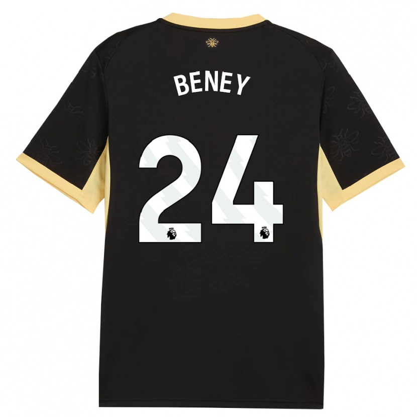 Danxen Mulher Camisola Iman Beney #24 Preto Amarelo Alternativa 2026/27 Camisa Brasil
