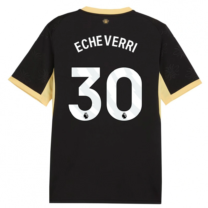 Danxen Mulher Camisola Claudio Echeverri #30 Preto Amarelo Alternativa 2026/27 Camisa Brasil