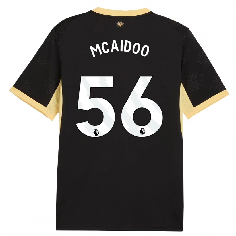 Danxen Mulher Camisola Ryan Mcaidoo #56 Preto Amarelo Alternativa 2026/27 Camisa Brasil
