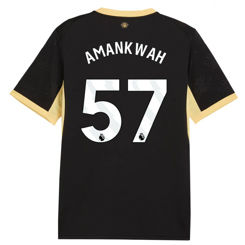 Danxen Mulher Camisola Yeboah Amankwah #57 Preto Amarelo Alternativa 2026/27 Camisa Brasil