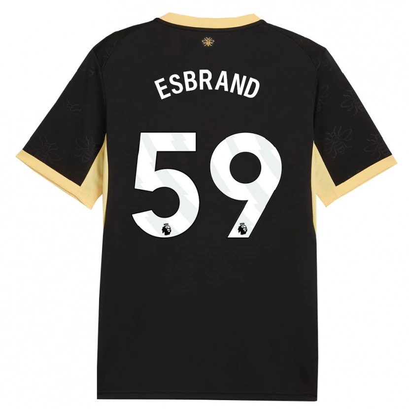 Danxen Mulher Camisola Josh Wilson-Esbrand #59 Preto Amarelo Alternativa 2026/27 Camisa Brasil