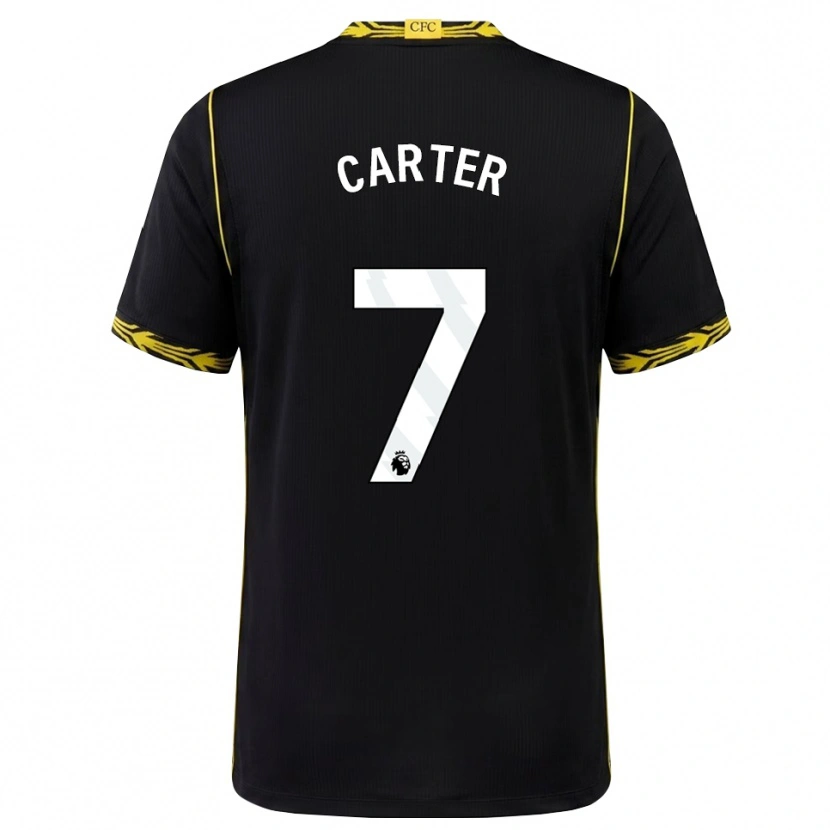Danxen Mulher Camisola Jessica Carter #7 Preto Amarelo Alternativa 2026/27 Camisa Brasil