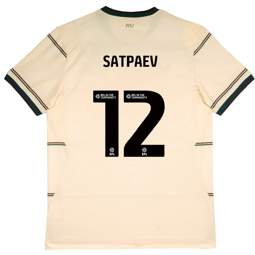 Danxen Mulher Camisola Dastan Satpaev #12 Beige Borgonha Alternativa 2026/27 Camisa Brasil
