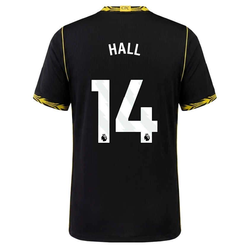 Danxen Mulher Camisola Jacob Hall #14 Preto Amarelo Alternativa 2026/27 Camisa Brasil