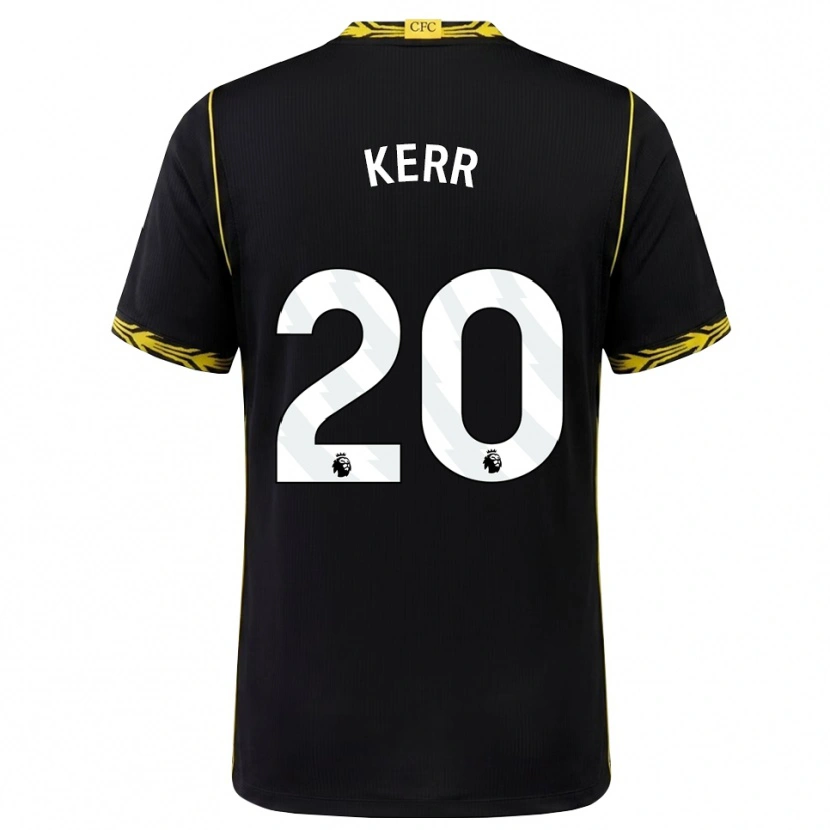 Danxen Mulher Camisola Sam Kerr #20 Preto Amarelo Alternativa 2026/27 Camisa Brasil