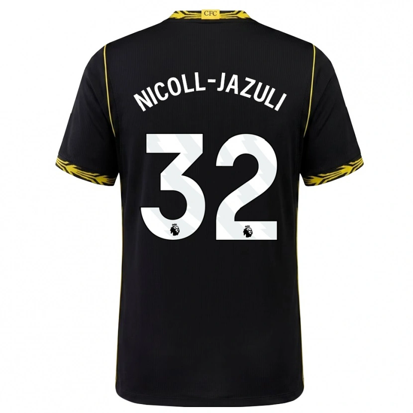Danxen Mulher Camisola Mahdi Nicoll-Jazuli #32 Preto Amarelo Alternativa 2026/27 Camisa Brasil