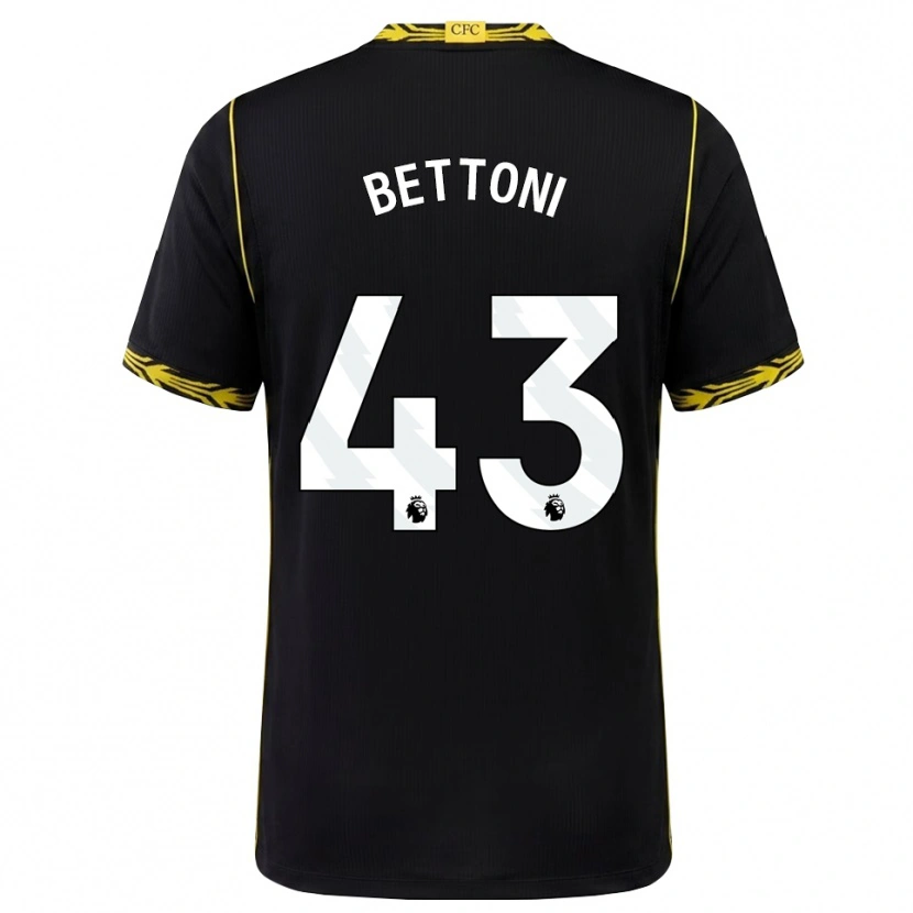 Danxen Mulher Camisola Harrison Bettoni #43 Preto Amarelo Alternativa 2026/27 Camisa Brasil