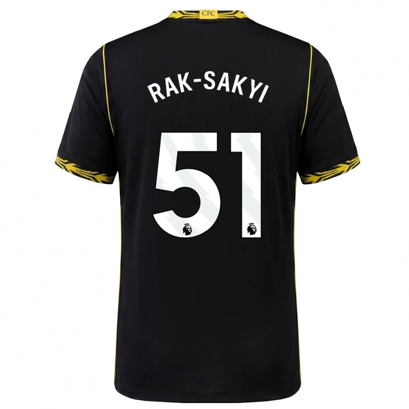 Danxen Mulher Camisola Sam Rak-Sakyi #51 Preto Amarelo Alternativa 2026/27 Camisa Brasil
