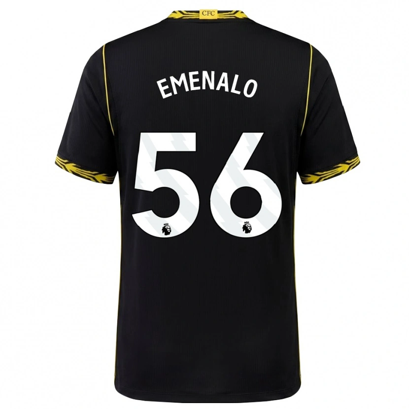 Danxen Mulher Camisola Landon Emenalo #56 Preto Amarelo Alternativa 2026/27 Camisa Brasil