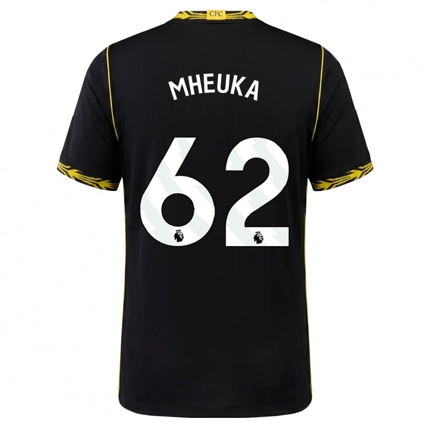 Danxen Mulher Camisola Shumaira Mheuka #62 Preto Amarelo Alternativa 2026/27 Camisa Brasil