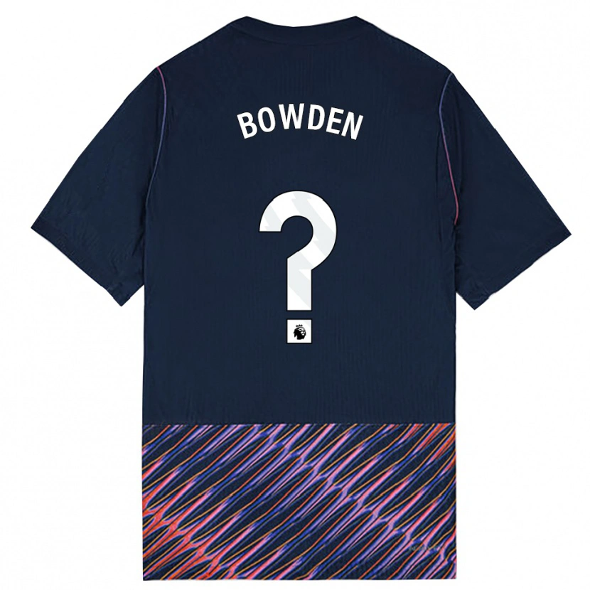 Danxen Mulher Camisola Jamie Bowden #0 Azul Real Branco Alternativa 2026/27 Camisa Brasil