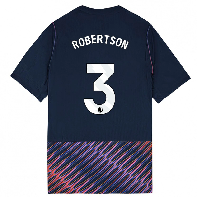 Danxen Mulher Camisola Andrew Robertson #3 Azul Real Branco Alternativa 2026/27 Camisa Brasil