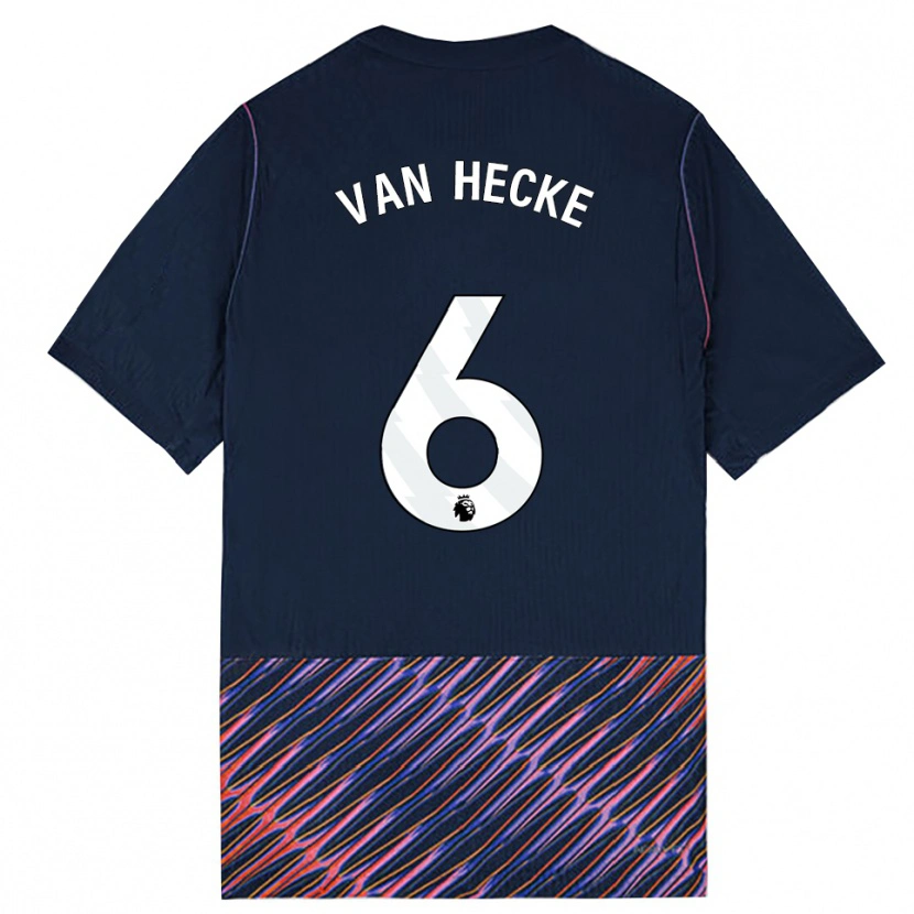 Danxen Mulher Camisola Jan Paul Van Hecke #6 Azul Real Branco Alternativa 2026/27 Camisa Brasil
