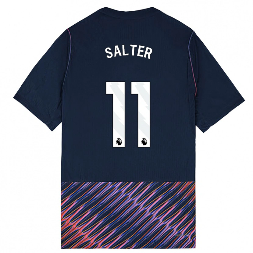 Danxen Mulher Camisola Oliver Salter #11 Azul Real Branco Alternativa 2026/27 Camisa Brasil