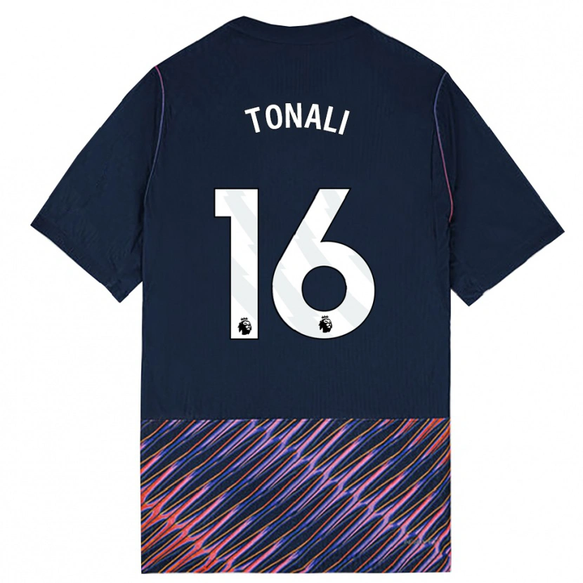 Danxen Mulher Camisola Sandro Tonali #16 Azul Real Branco Alternativa 2026/27 Camisa Brasil