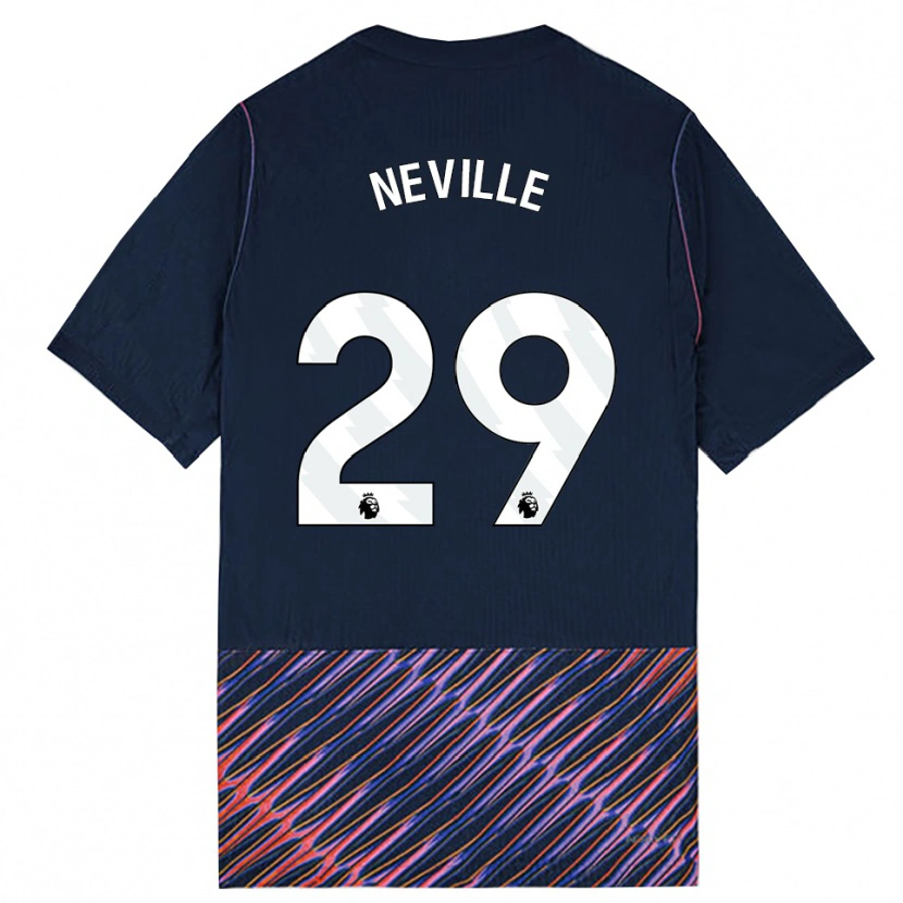 Danxen Mulher Camisola Ashleigh Neville #29 Azul Real Branco Alternativa 2026/27 Camisa Brasil