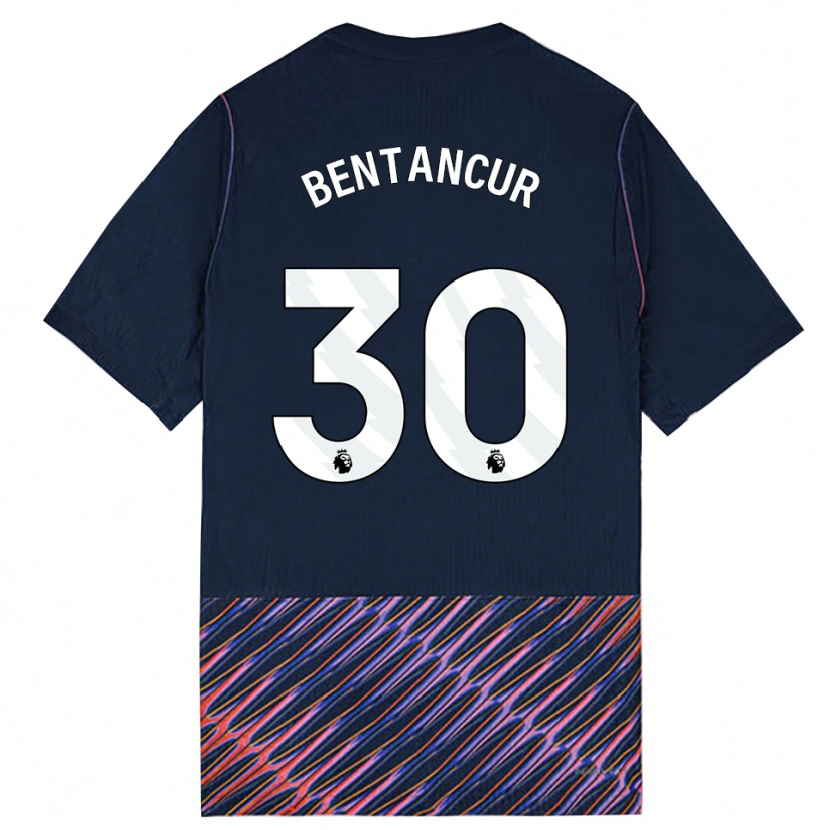 Danxen Mulher Camisola Rodrigo Bentancur #30 Azul Real Branco Alternativa 2026/27 Camisa Brasil