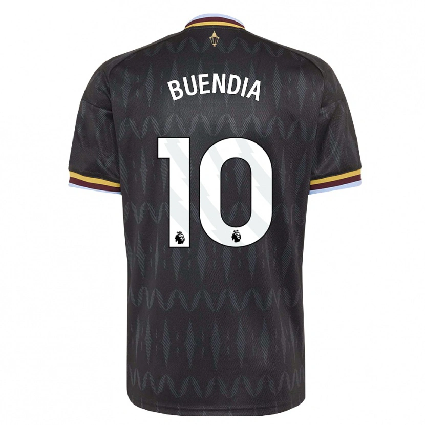 Danxen Mulher Camisola Emiliano Buendía #10 Cornflowerblue Preto Amarelo Alternativa 2026/27 Camisa Brasil