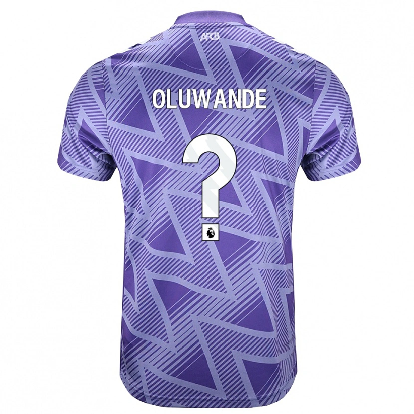 Danxen Mulher Camisola Adrian Oluwande #0 Palevioletred Branco Alternativa 2026/27 Camisa Brasil