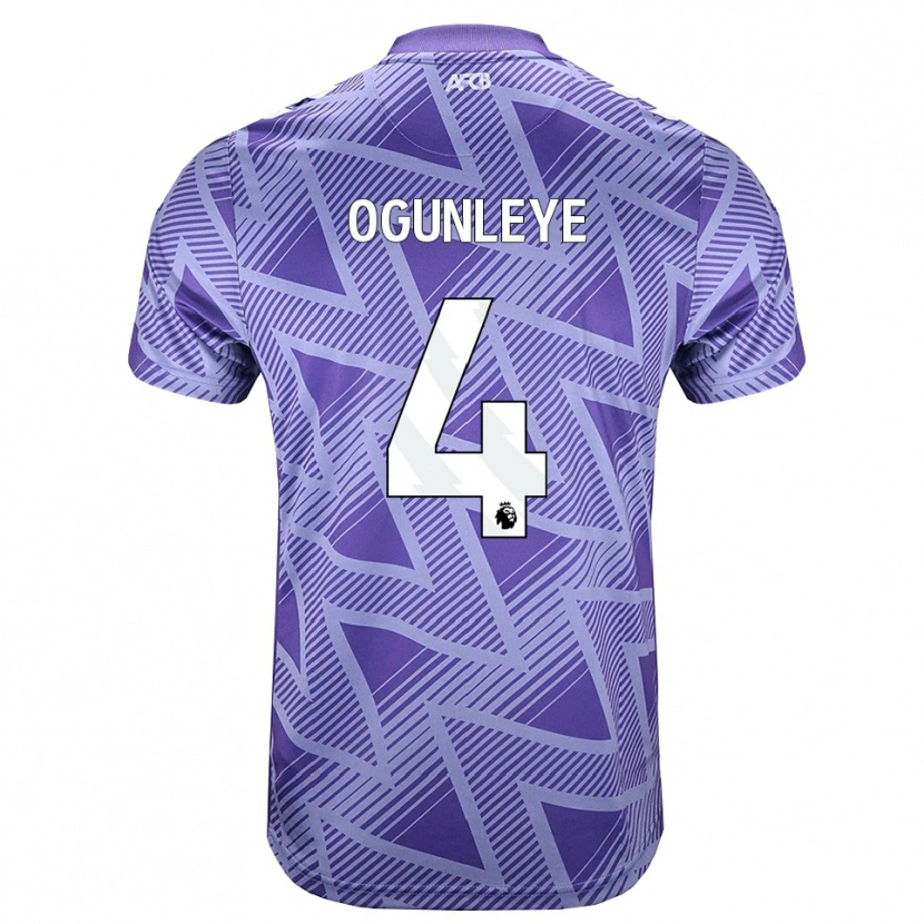 Danxen Mulher Camisola Malachi Ogunleye #4 Palevioletred Branco Alternativa 2026/27 Camisa Brasil