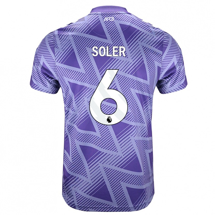 Danxen Mulher Camisola Julio Soler #6 Palevioletred Branco Alternativa 2026/27 Camisa Brasil