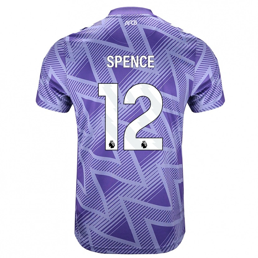 Danxen Mulher Camisola Joe Spence #12 Palevioletred Branco Alternativa 2026/27 Camisa Brasil