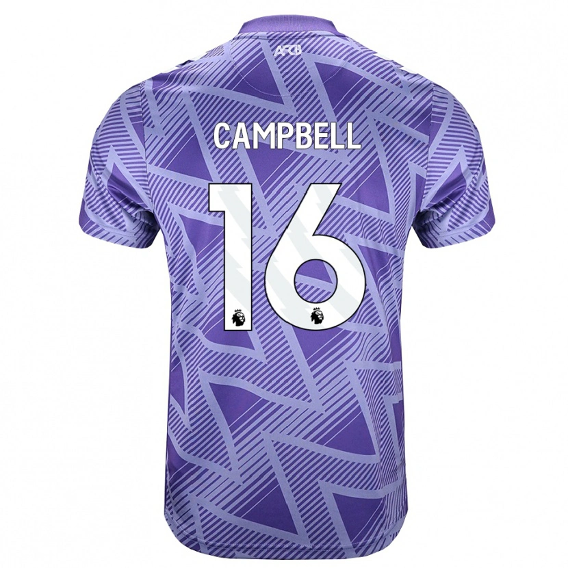 Danxen Mulher Camisola Zhaviah Campbell #16 Palevioletred Branco Alternativa 2026/27 Camisa Brasil