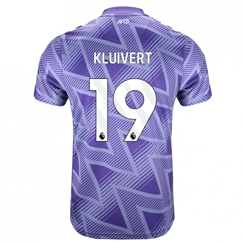 Danxen Mulher Camisola Justin Kluivert #19 Palevioletred Branco Alternativa 2026/27 Camisa Brasil