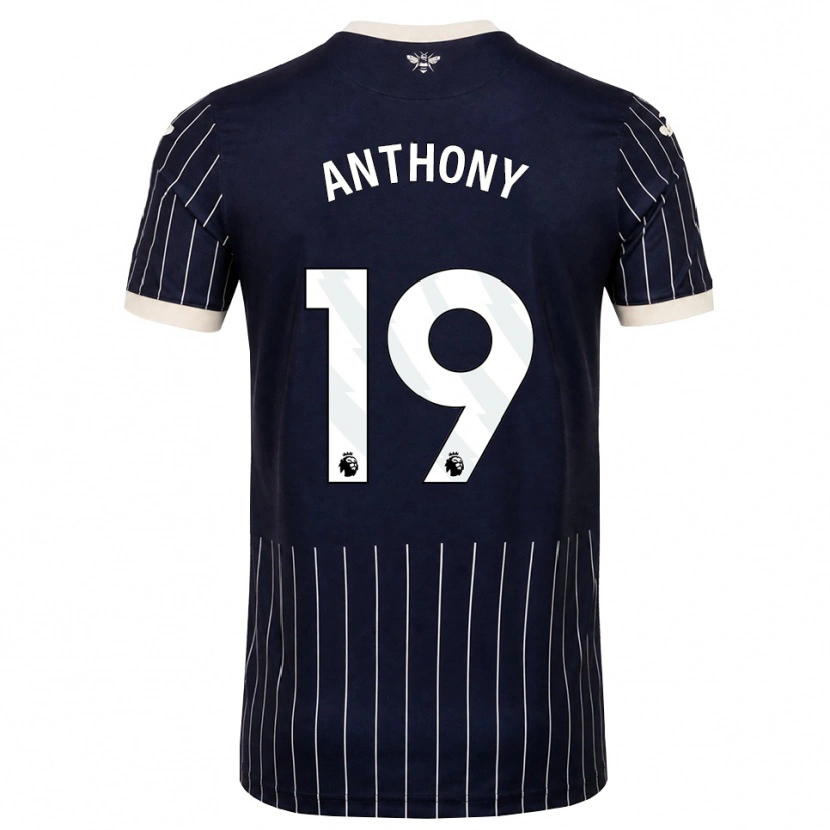 Danxen Mulher Camisola Jaidon Anthony #19 Preto Branco Alternativa 2026/27 Camisa Brasil