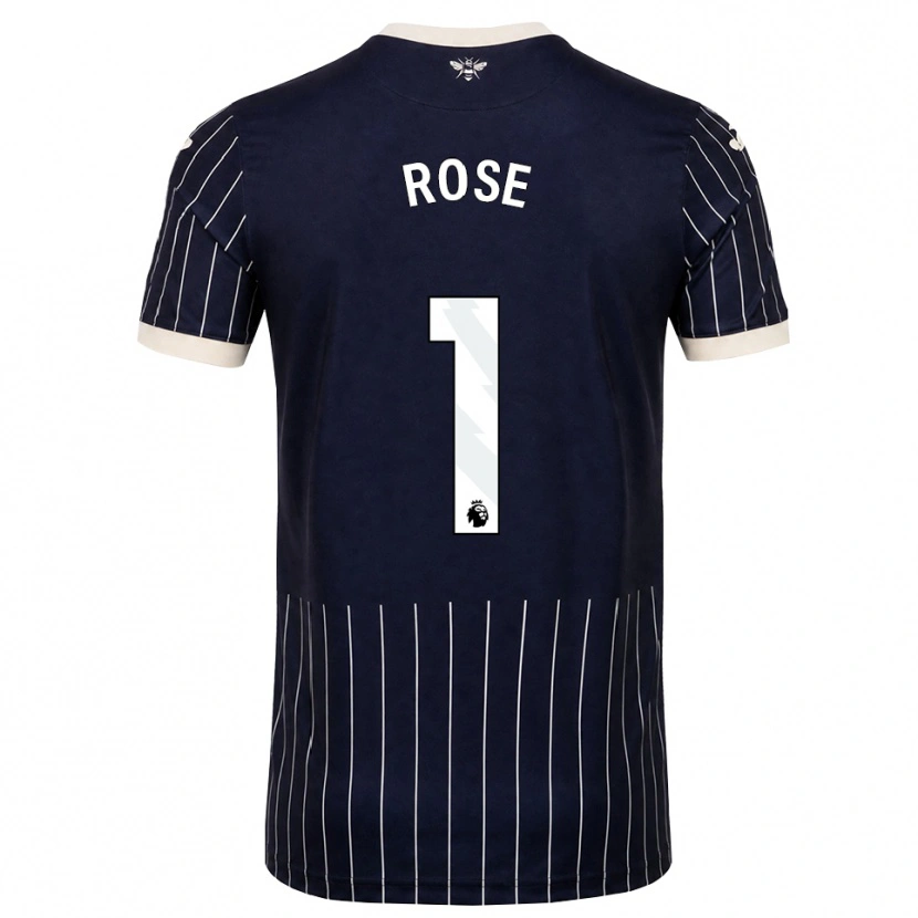 Danxen Mulher Camisola Reggie Rose #1 Preto Branco Alternativa 2026/27 Camisa Brasil