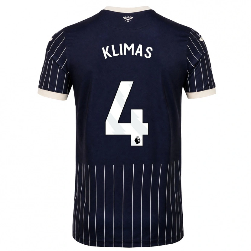 Danxen Mulher Camisola Matas Klimas #4 Preto Branco Alternativa 2026/27 Camisa Brasil