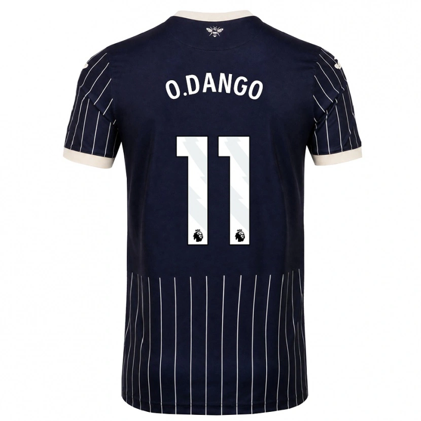 Danxen Mulher Camisola Dango Ouattara #11 Preto Branco Alternativa 2026/27 Camisa Brasil