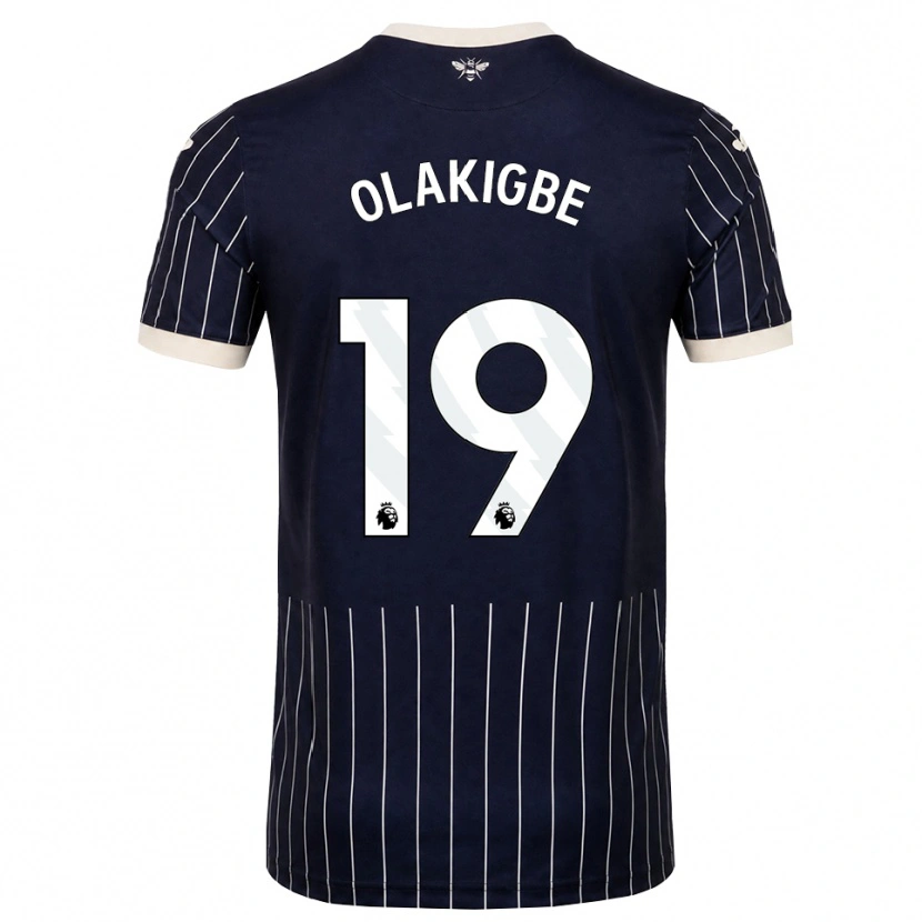 Danxen Mulher Camisola Michael Olakigbe #19 Preto Branco Alternativa 2026/27 Camisa Brasil
