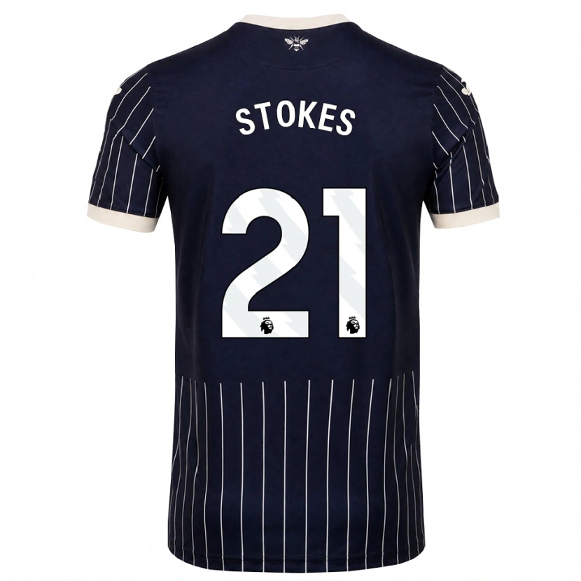 Danxen Mulher Camisola Aidan Stokes #21 Preto Branco Alternativa 2026/27 Camisa Brasil