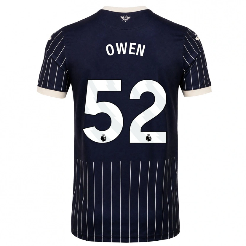 Danxen Mulher Camisola Riley Owen #52 Preto Branco Alternativa 2026/27 Camisa Brasil