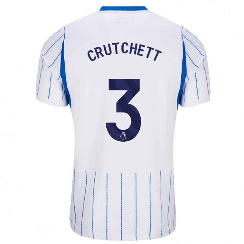 Danxen Mulher Camisola Liam Crutchett #3 Dodgerblue Branco Alternativa 2026/27 Camisa Brasil