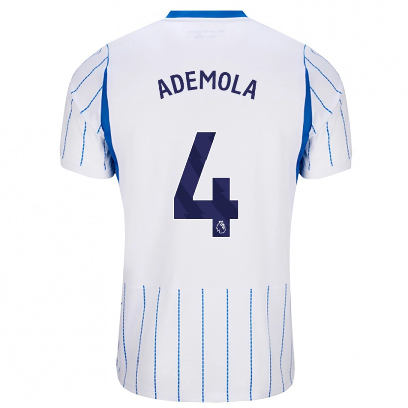 Danxen Mulher Camisola Sebastian Ademola #4 Dodgerblue Branco Alternativa 2026/27 Camisa Brasil