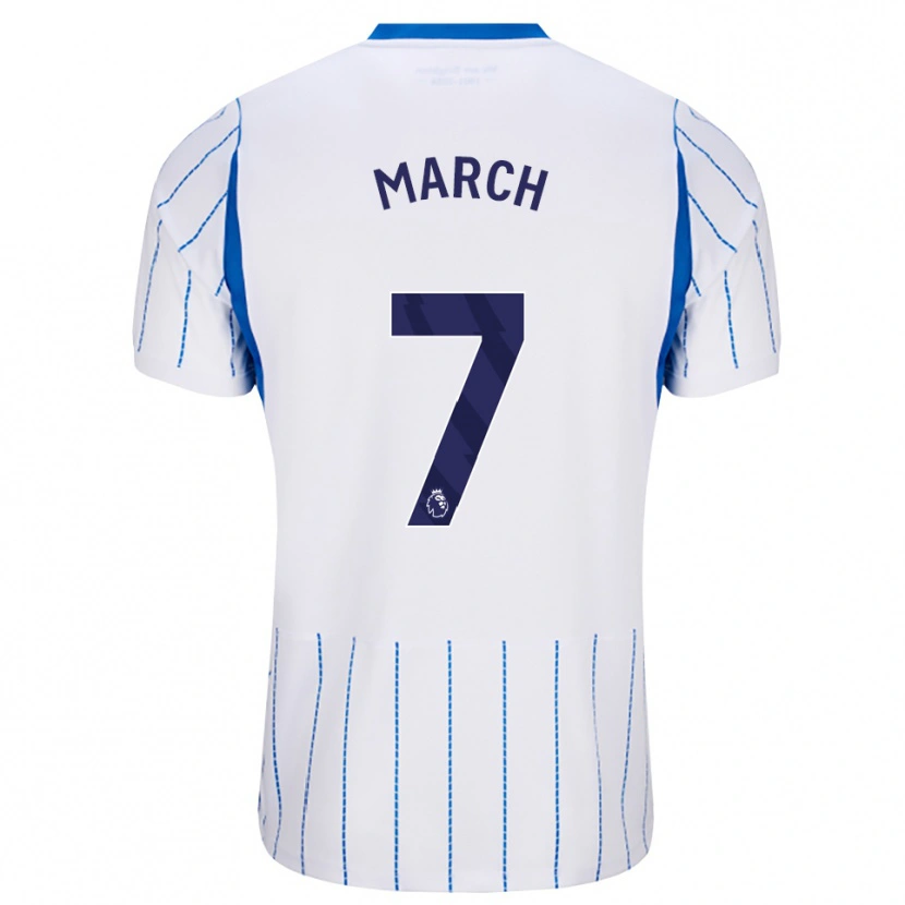 Danxen Mulher Camisola Solly March #7 Dodgerblue Branco Alternativa 2026/27 Camisa Brasil