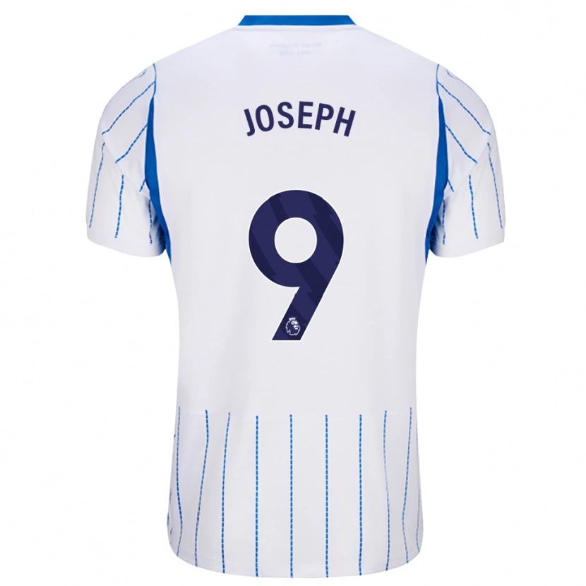 Danxen Mulher Camisola Valentin Joseph #9 Dodgerblue Branco Alternativa 2026/27 Camisa Brasil