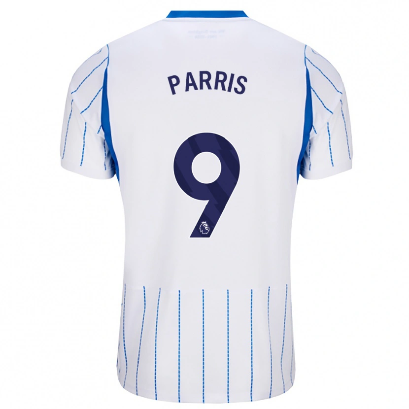 Danxen Mulher Camisola Nikita Parris #9 Dodgerblue Branco Alternativa 2026/27 Camisa Brasil