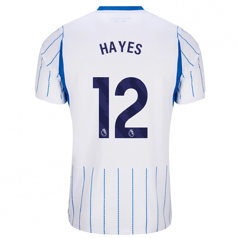 Danxen Mulher Camisola Caitlin Hayes #12 Dodgerblue Branco Alternativa 2026/27 Camisa Brasil