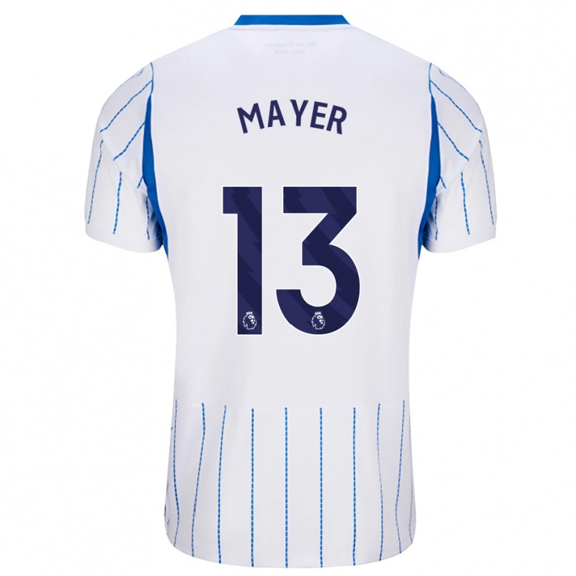 Danxen Mulher Camisola Oliver Mayer #13 Dodgerblue Branco Alternativa 2026/27 Camisa Brasil