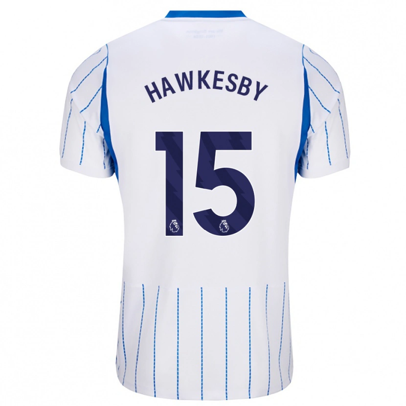 Danxen Mulher Camisola Mackenzie Hawkesby #15 Dodgerblue Branco Alternativa 2026/27 Camisa Brasil