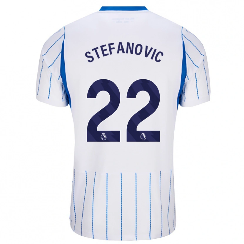 Danxen Mulher Camisola Dejana Stefanović #22 Dodgerblue Branco Alternativa 2026/27 Camisa Brasil