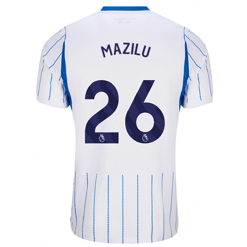 Danxen Mulher Camisola Adrian Mazilu #26 Dodgerblue Branco Alternativa 2026/27 Camisa Brasil