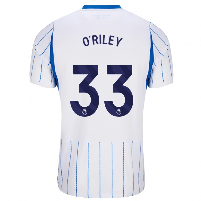 Danxen Mulher Camisola Matt O'riley #33 Dodgerblue Branco Alternativa 2026/27 Camisa Brasil