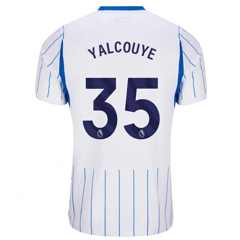 Danxen Mulher Camisola Malick Yalcouyé #35 Dodgerblue Branco Alternativa 2026/27 Camisa Brasil